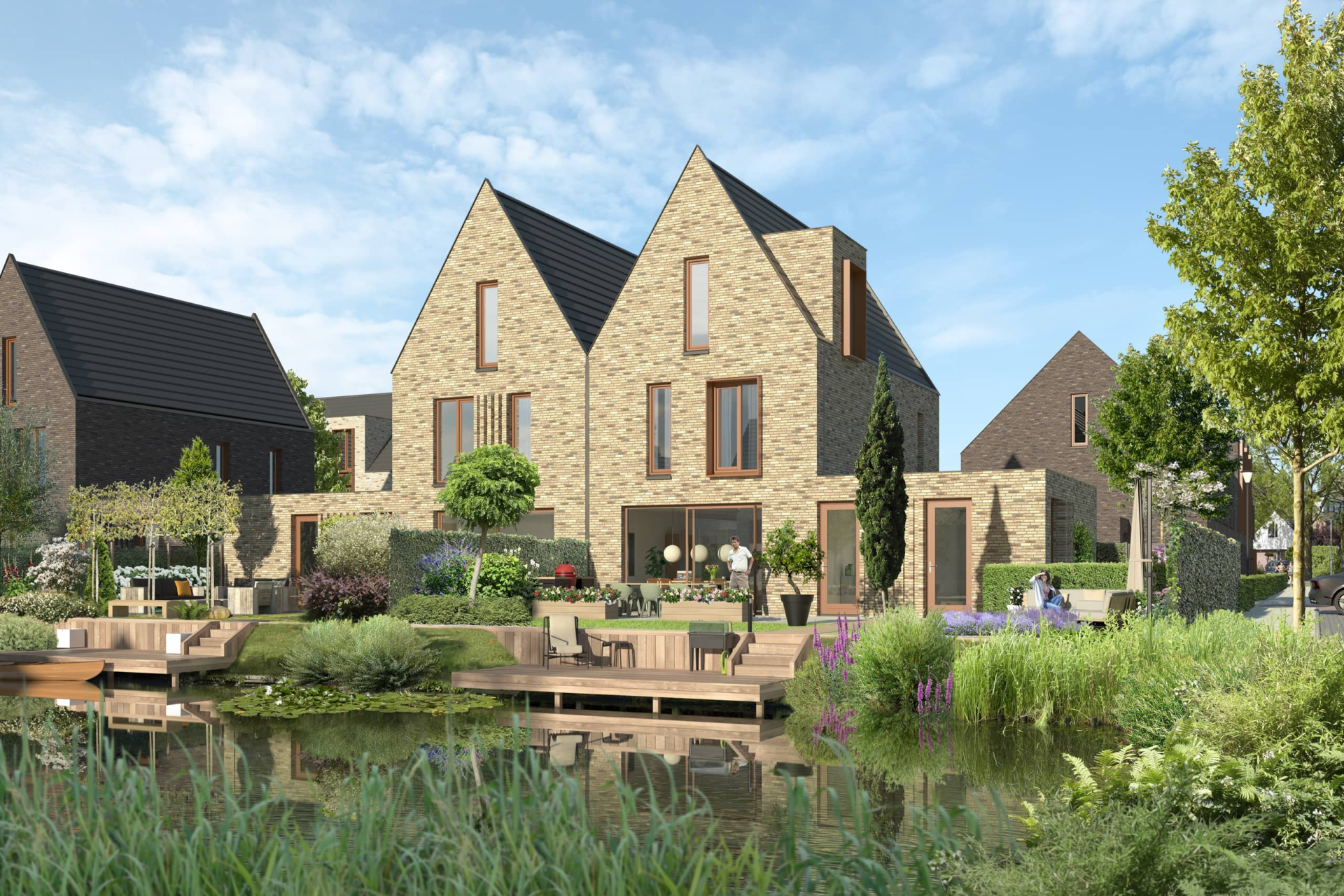 Twee-onder-één-kap woningen