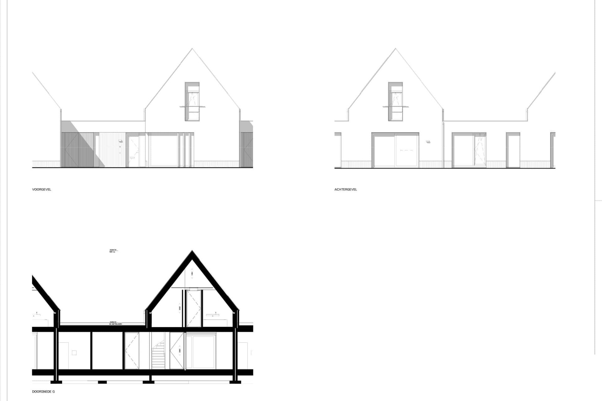 Alternatief gevel tussenwoning - algemeen